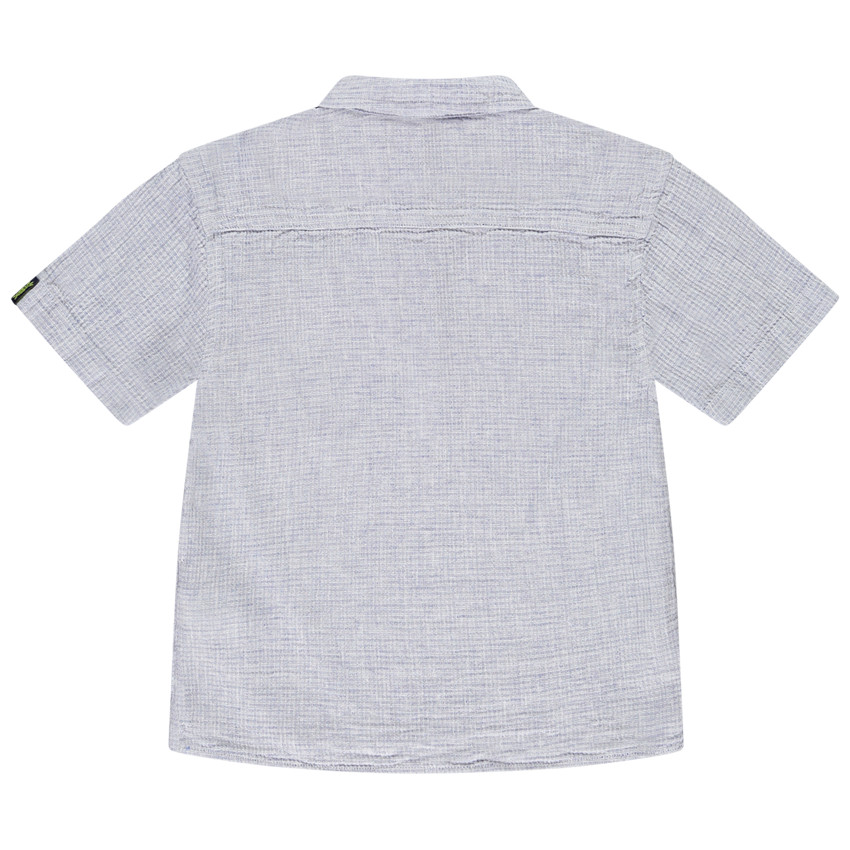 Camiseta de manga corta en tela lisa para niño 