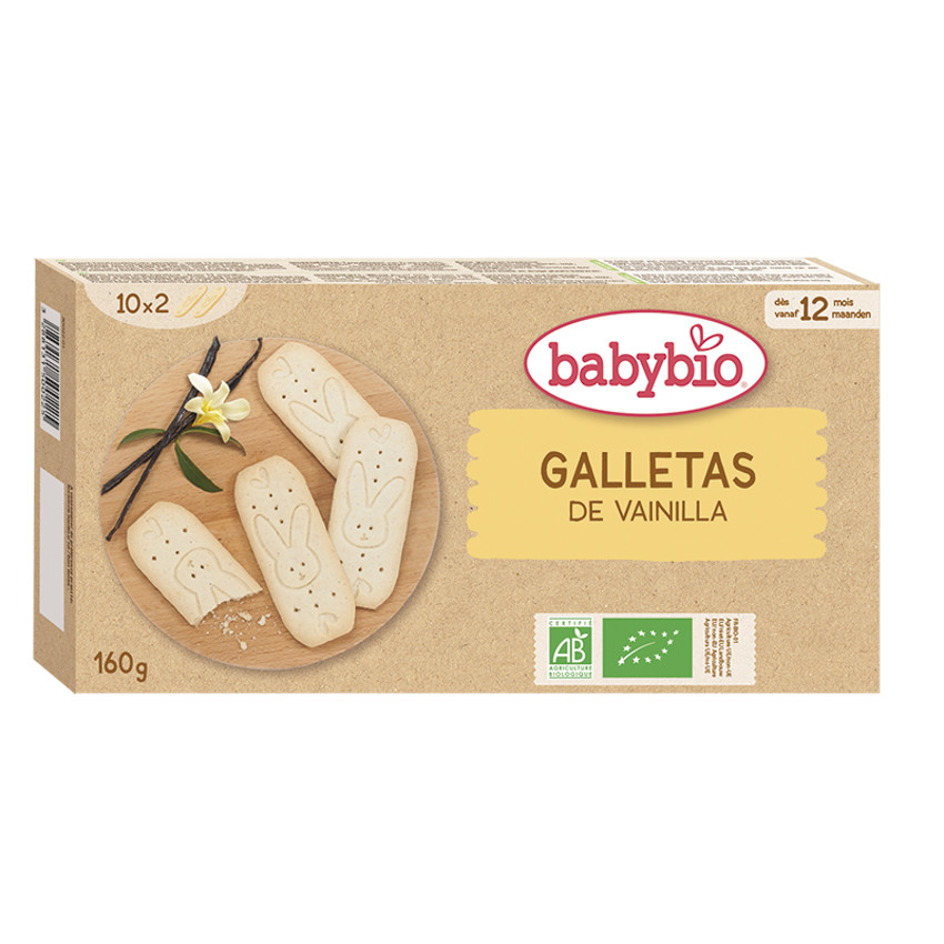 Babybio Galletas Crecimiento Vainilla  