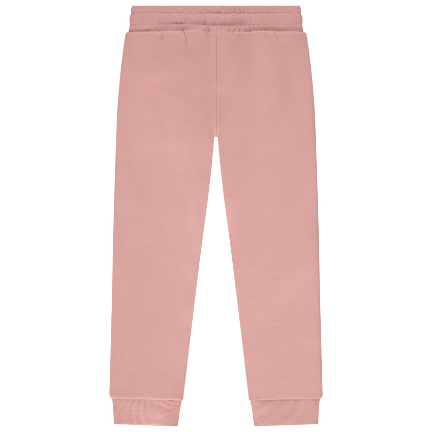 Pantalón jogging de felpa unicolor para niña 