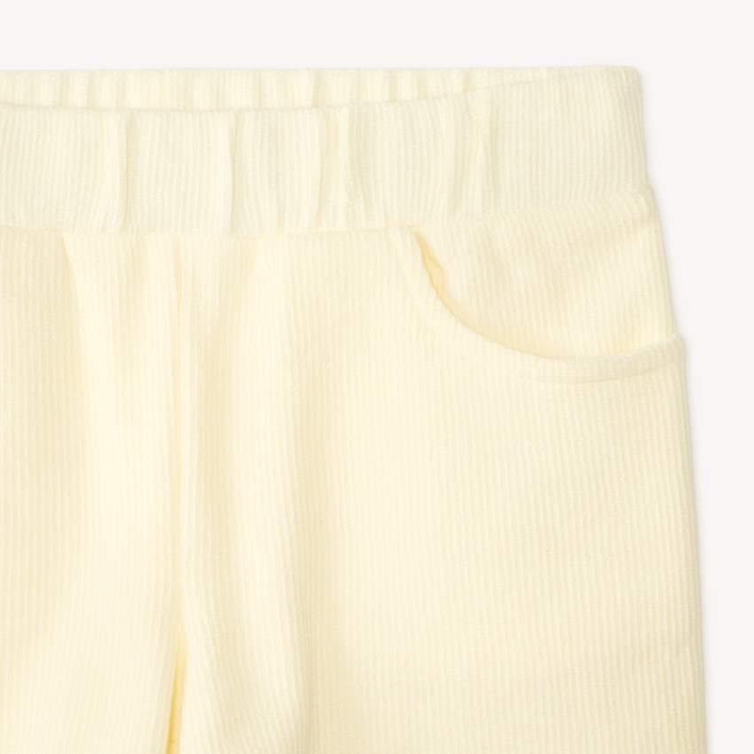 Conjunto de camiseta sin mangas + short con bordado para niña 