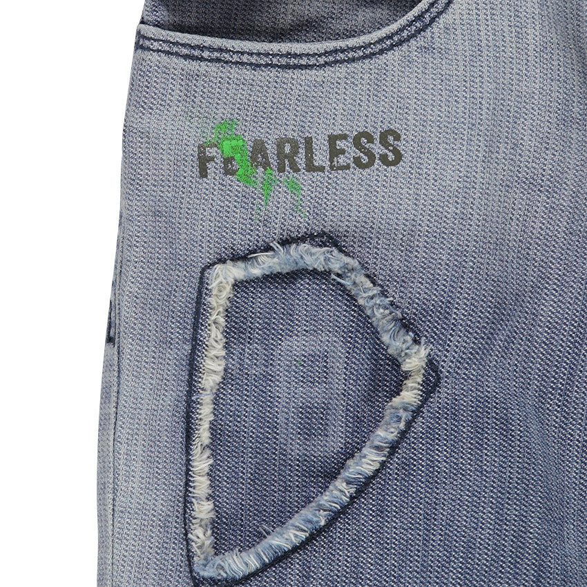 Berumudas vaqueras efecto gastado con cinturón extraíble 