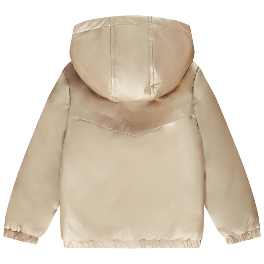 Chaqueta cortavientos de tela iridiscente y forro de sherpa para niña  Additional Chaqueta cortavientos de tela iridiscente y forro de sherpa para niña