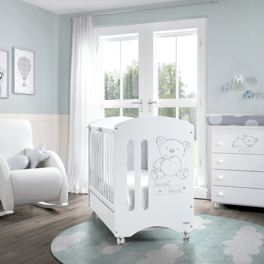 Bañera b-970* sweet bear blanco estrellas gris 