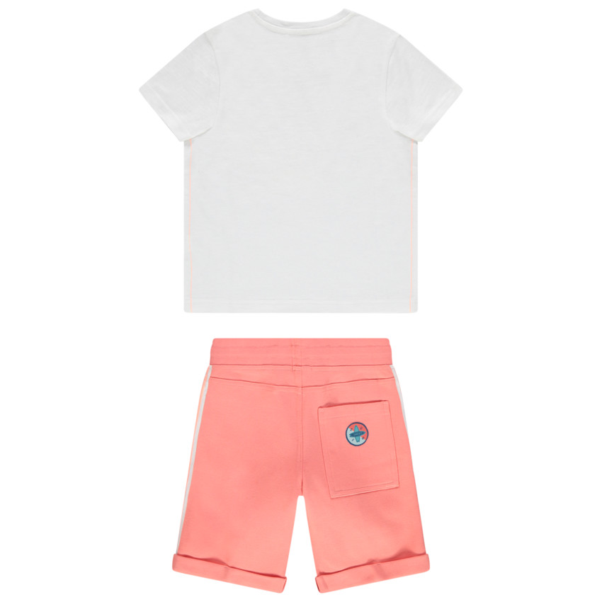 Conjunto camiseta manga corta print paisaje y bermudas  Additional Conjunto camiseta manga corta print paisaje y bermudas