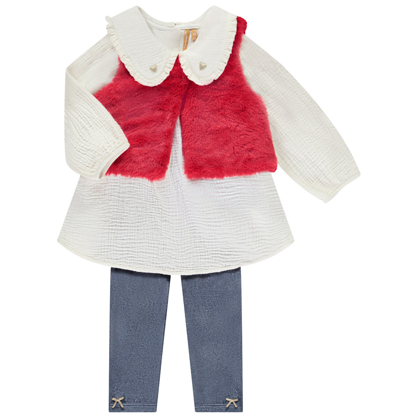 Conjunto de 3 piezas de fiesta para bebé niña  Additional Conjunto de 3 piezas de fiesta para bebé niña