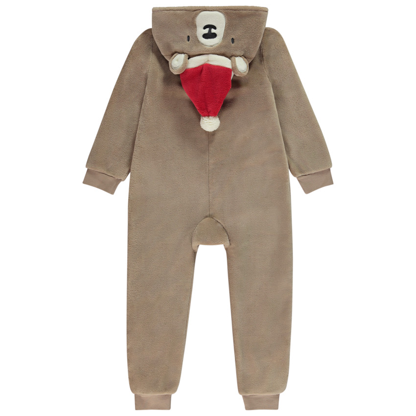 Sobrepijama de sherpa con diseño de oso y gorro de Navidad para niño  Additional Sobrepijama de sherpa con diseño de oso y gorro de Navidad para niño