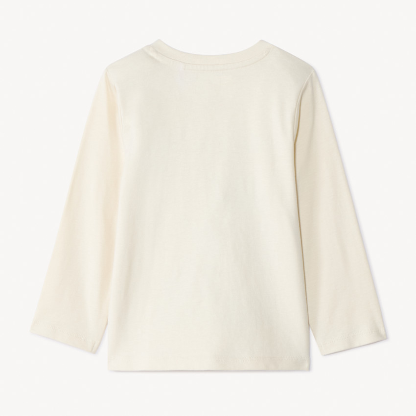 T-shirt manches longues print embossé pour bébé garçon 