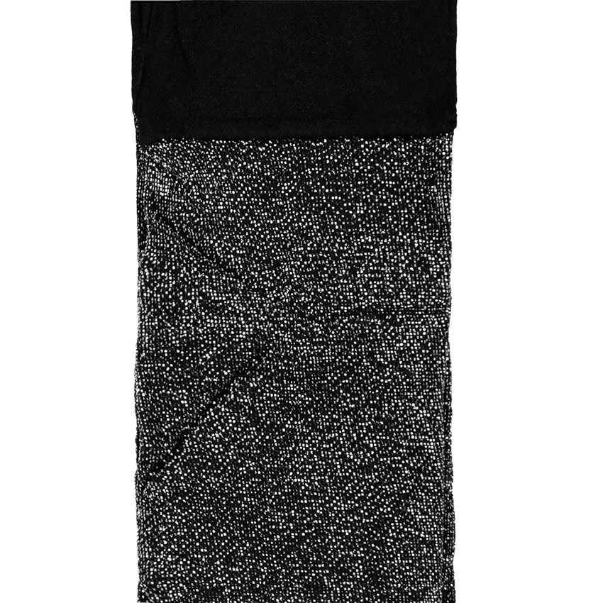 Medias finas plateadas para niña 