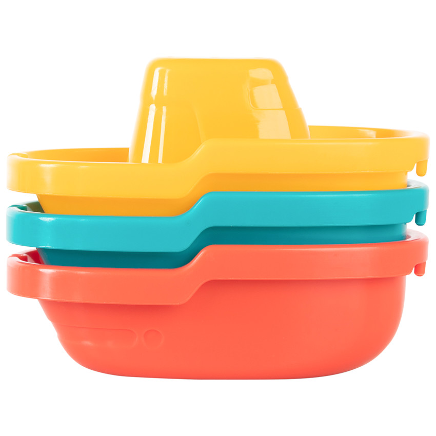 Juguete de baño barco x3 