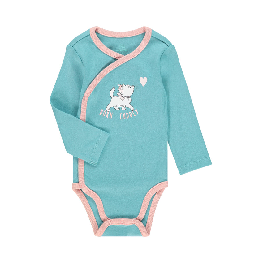 Pack de 3 bodies de algodón orgánico Marie Aristogatos 