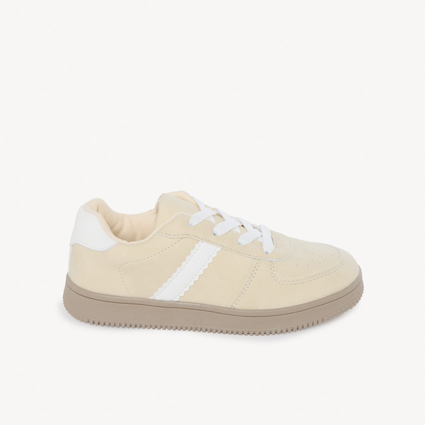 Zapatillas bajas de cuero sintético para niño 