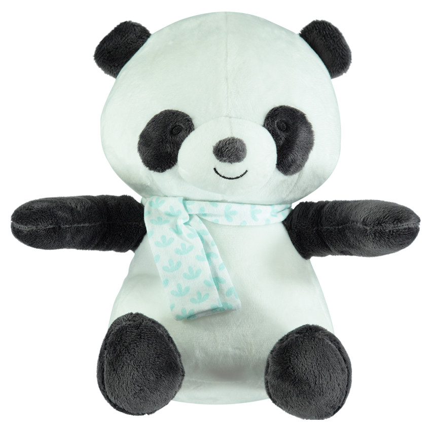 De materia acolchada de terciopelo con pandas Main De materia acolchada de terciopelo con pandas