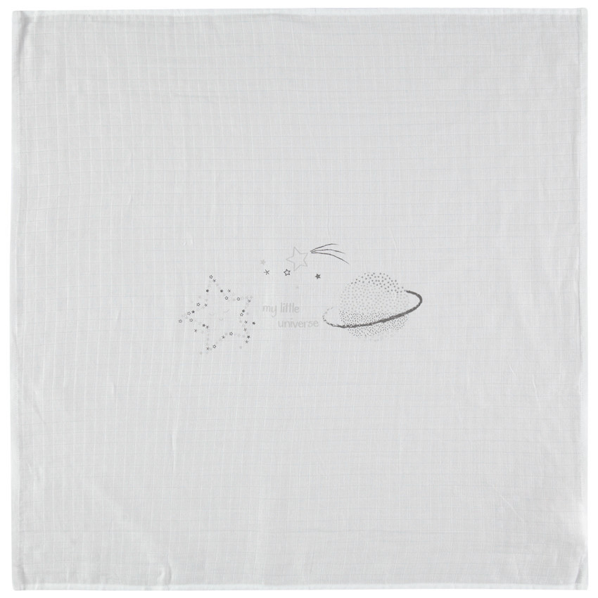 Pack de 3 muselinas de algodón con estampado de estrellas  Additional Pack de 3 muselinas de algodón con estampado de estrellas