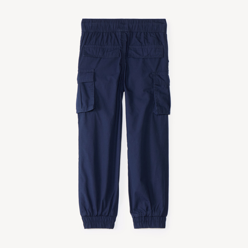 Pantalón de niño estilo jogger cargo liso 