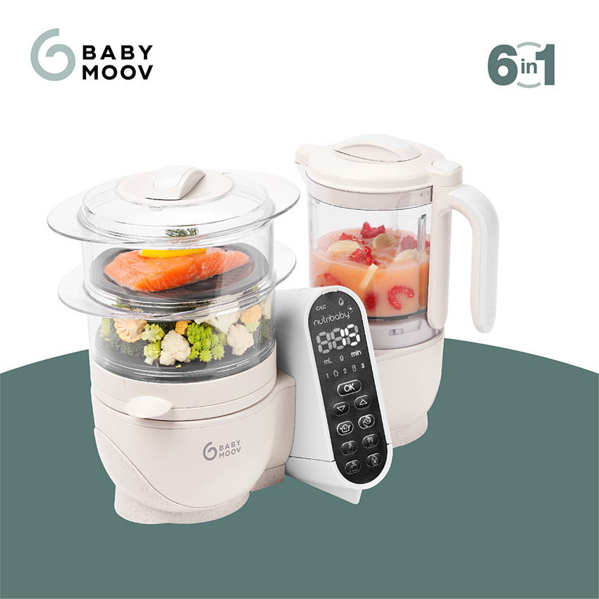 Robot de cocina para bebés 6 en 1 NutriBaby+  Beige 