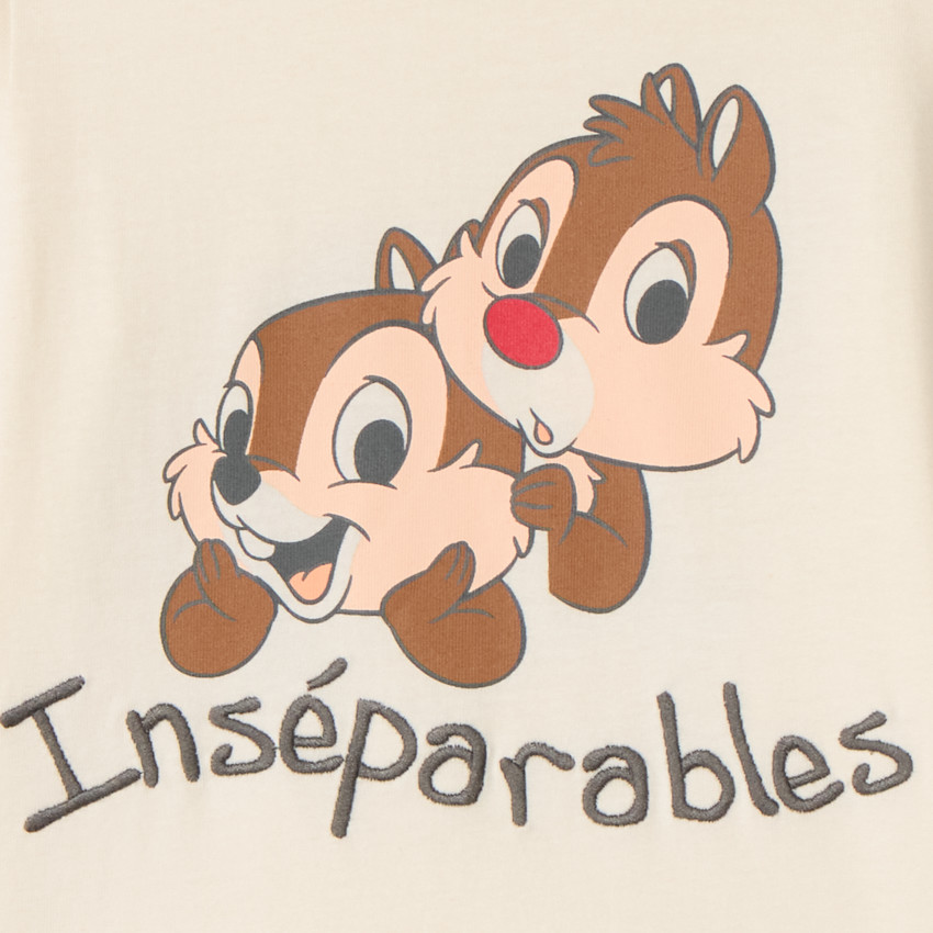 Camiseta de manga larga oversize de Tic y Tac de Disney para bebé niño. 