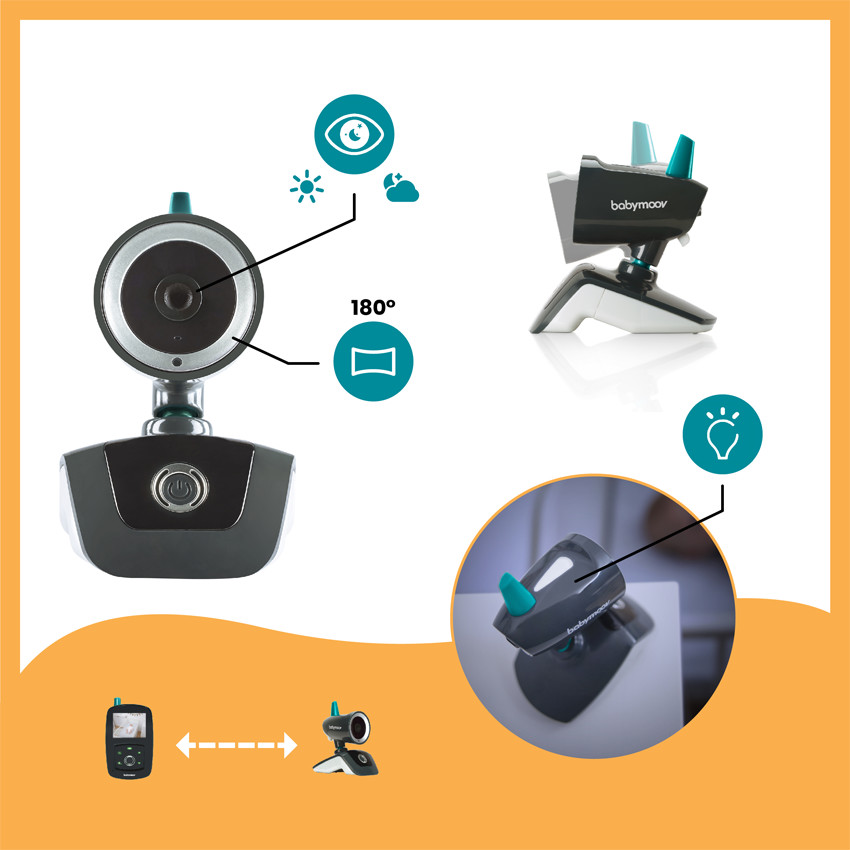 Monitor de bebé Yoo-travel – Negro 