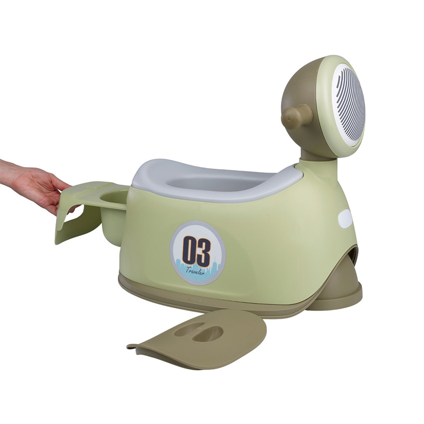 Pot Scooter rétro vert olive 