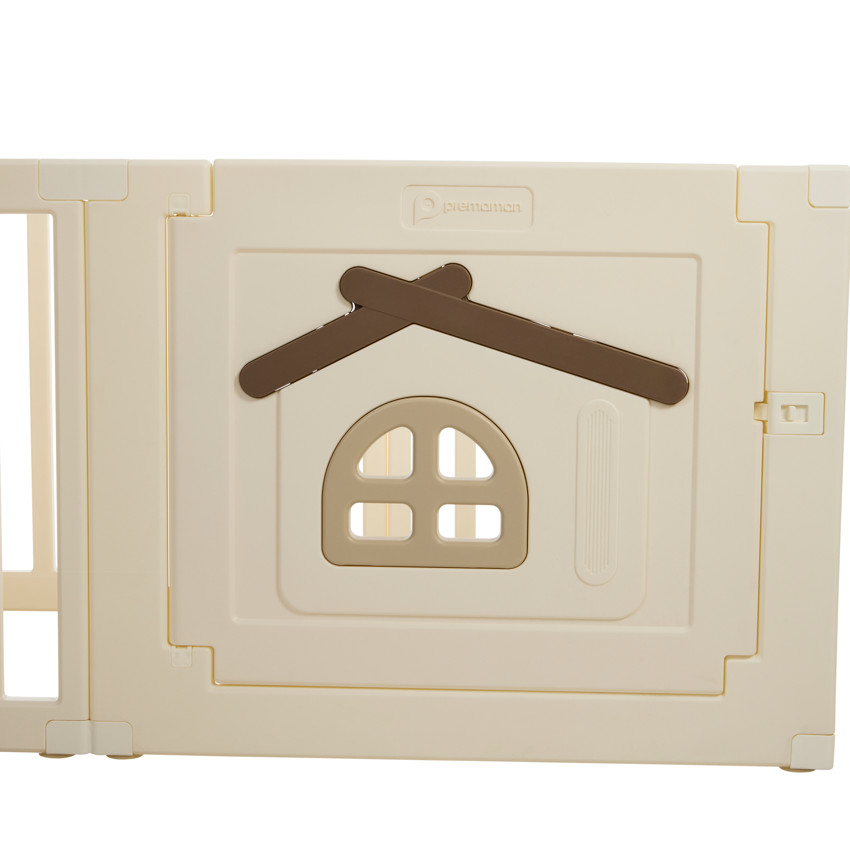 Parque modulable Joy en plástico blanco 