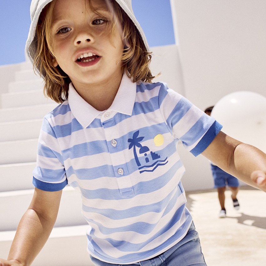 Polo manga corta niño hotsell