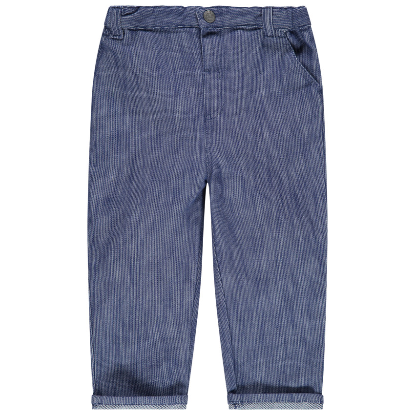 Pantalón de punto jaspeado con vaquero con bolsillos  Additional Pantalón de punto jaspeado con vaquero con bolsillos