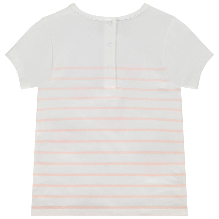 Camiseta de manga corta tipo marinera con estampado para bebé niña  Additional Camiseta de manga corta tipo marinera con estampado para bebé niña