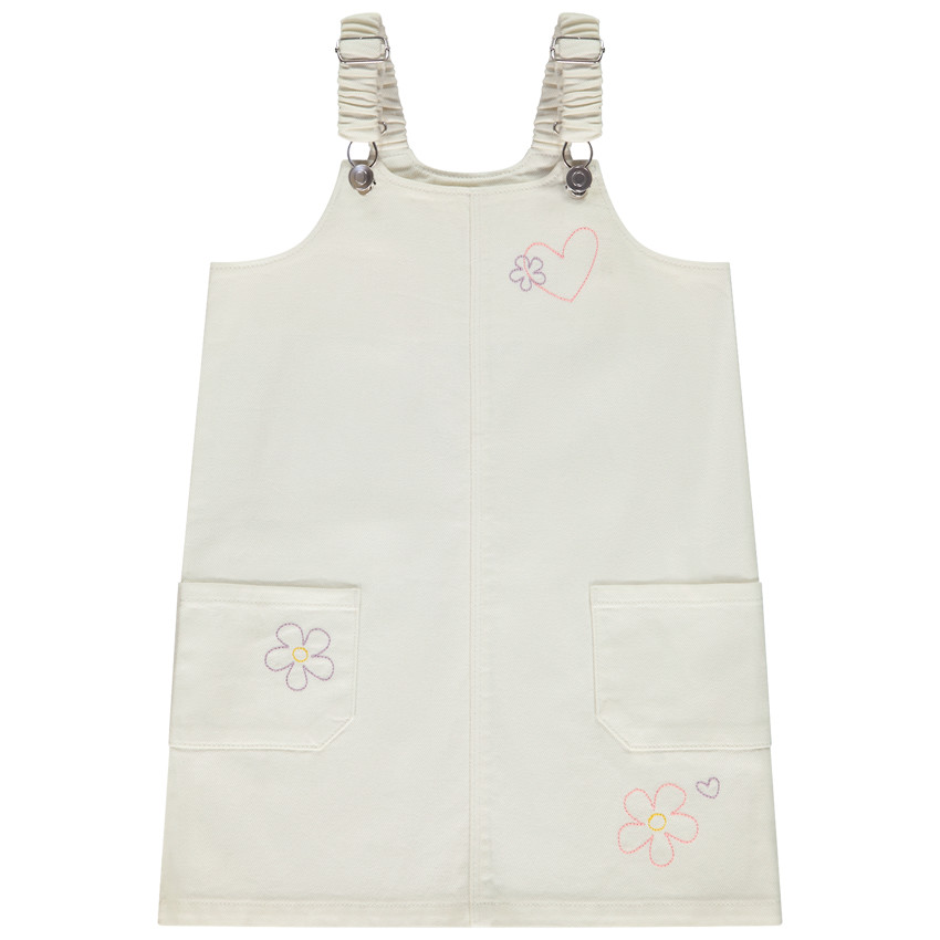 Pichi con motivos pespunteados para niña 