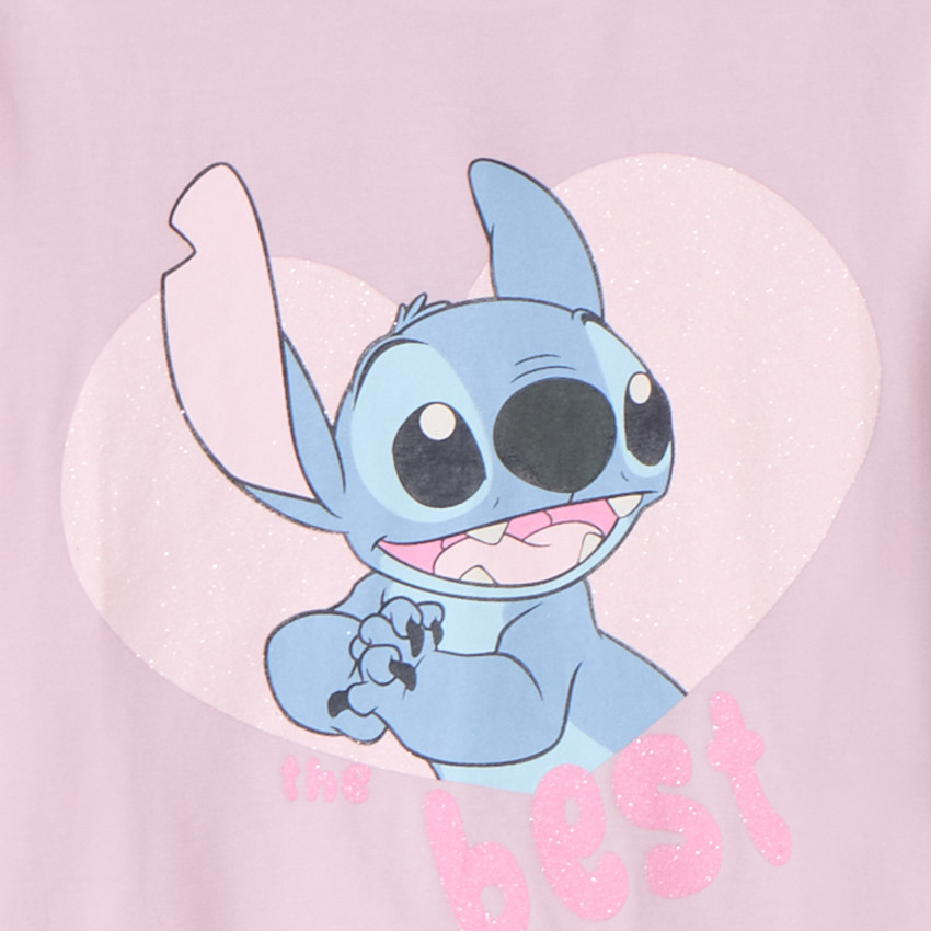 Pijama de 2 piezas de Stitch de Disney para niña. 