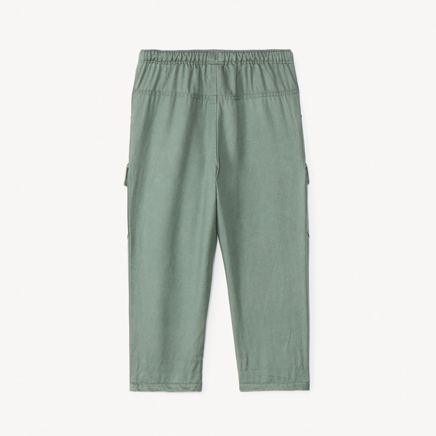 Pantalon cargo en toile unie pour bébé garçon 