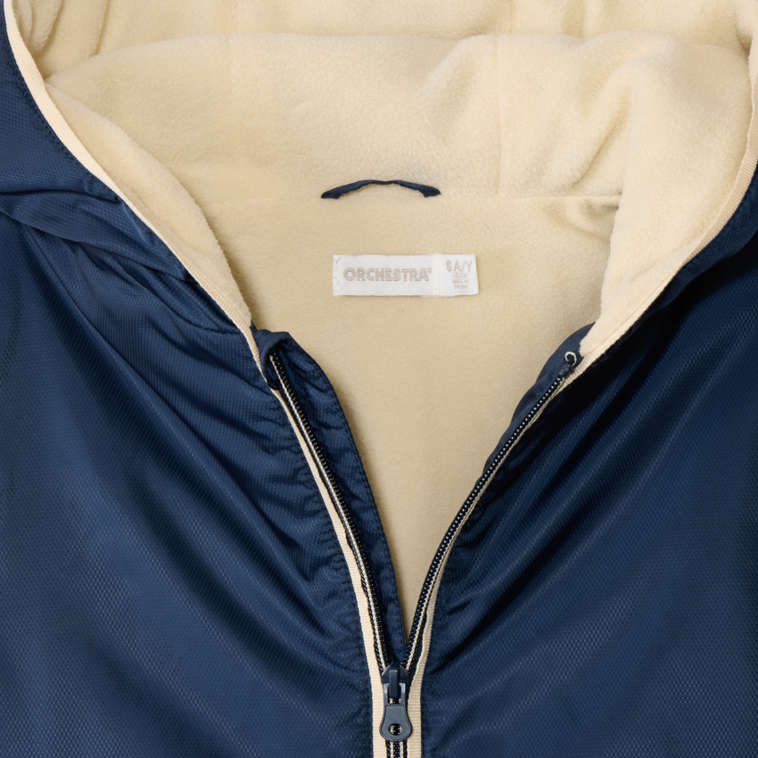 Cortavientos con 50% de poliéster reciclado para niño 