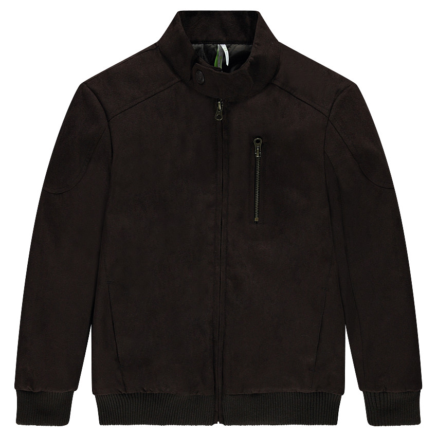 Júnior - Cazadora de ante con bolsillos  