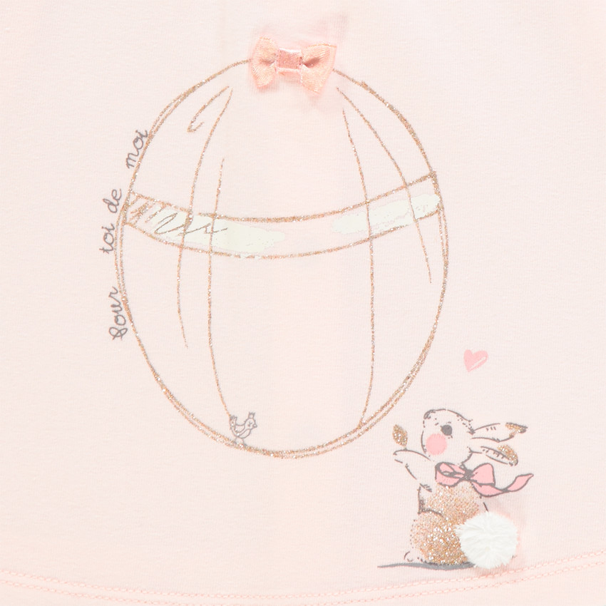 Ensemble avec t-shirt print oeuf et pantalon boule  Additional Ensemble avec t-shirt print oeuf et pantalon boule