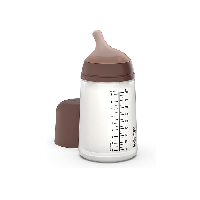 Biberón anticólicos Zero.Zero flujo medio M 270 ml Deep 