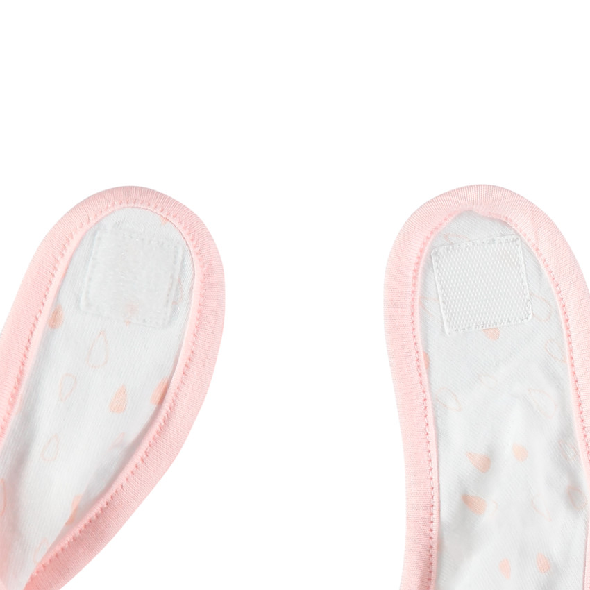 Lot de 2 bavoirs forme bandana en coton bio 