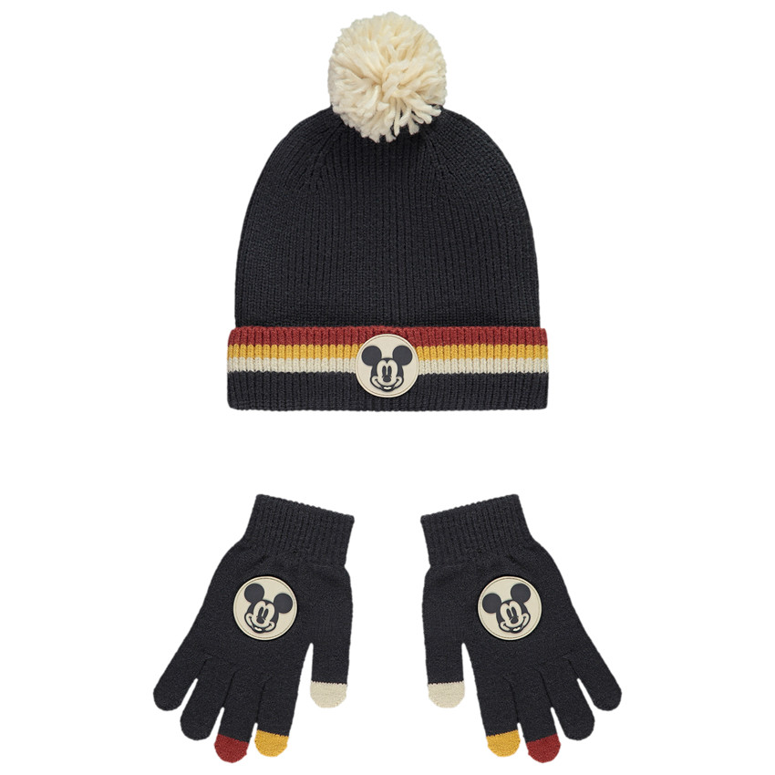 Gorro Mickey Disney con guantes a juego para niño 