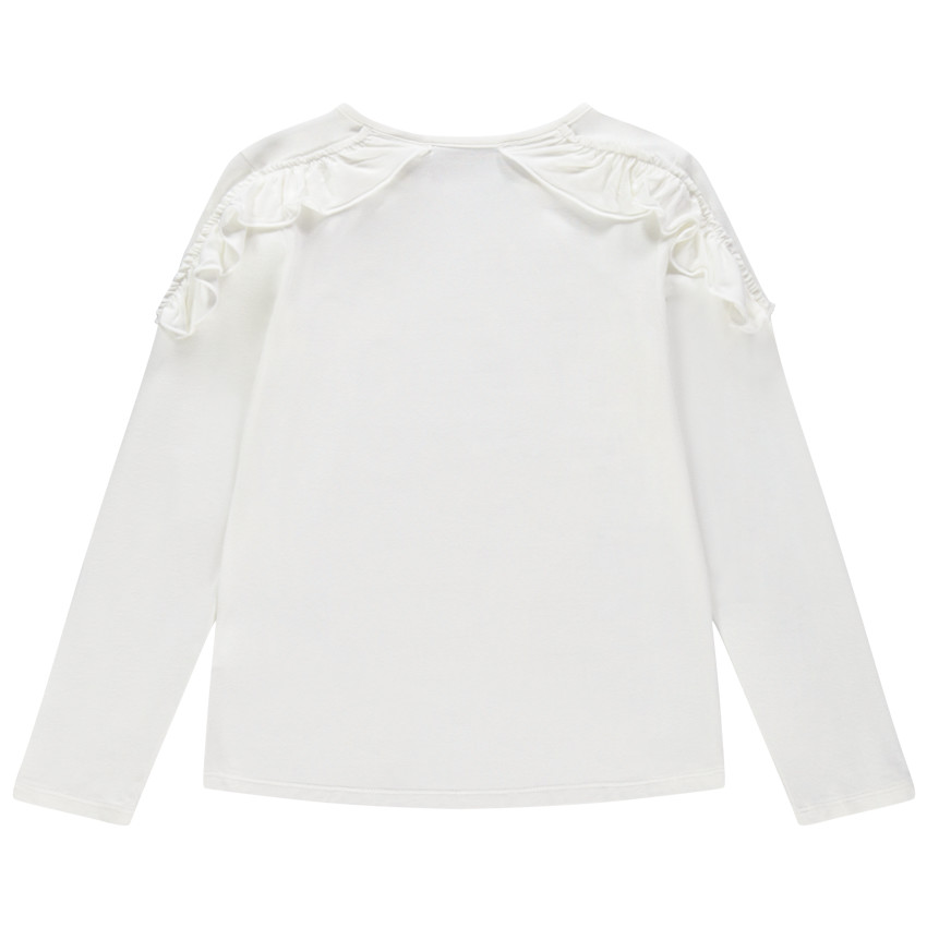 Camiseta manga larga volantes 