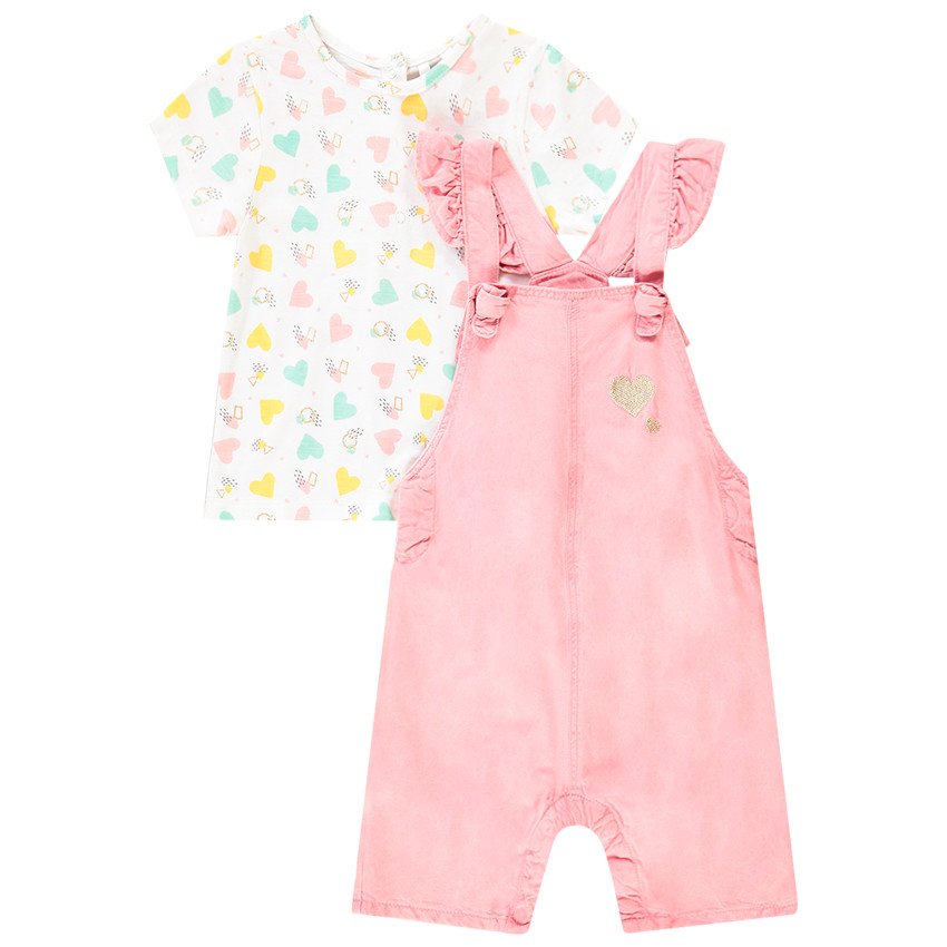 Conjunto peto y camiseta manga corta 