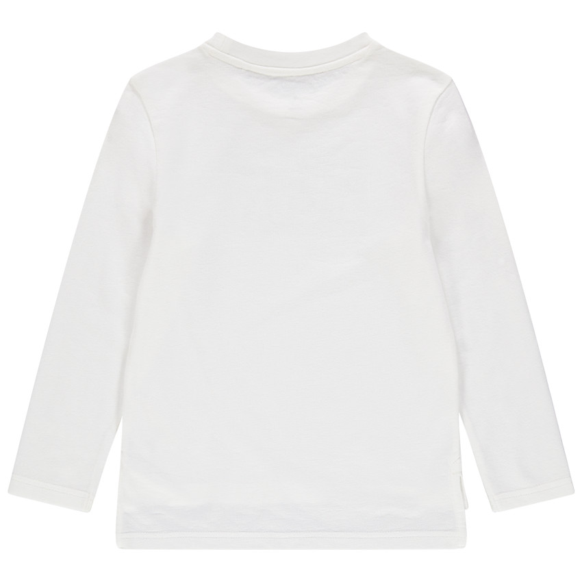 Camiseta de manga larga con mensaje estampado 