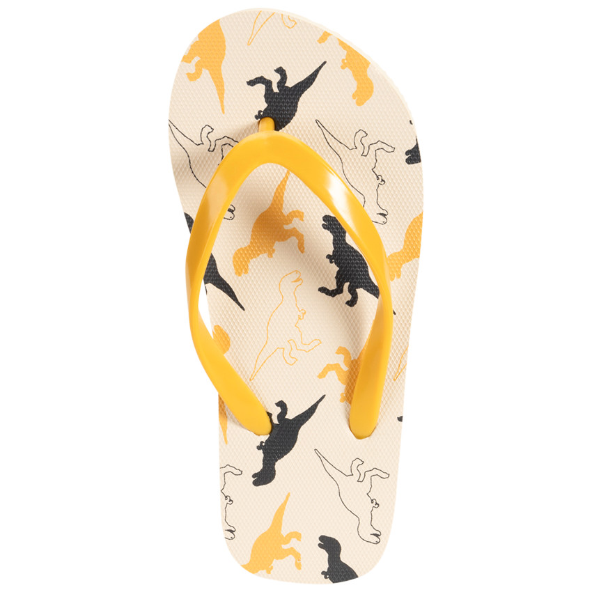 Chanclas estampado T-Rex para niño con tira según la edad 