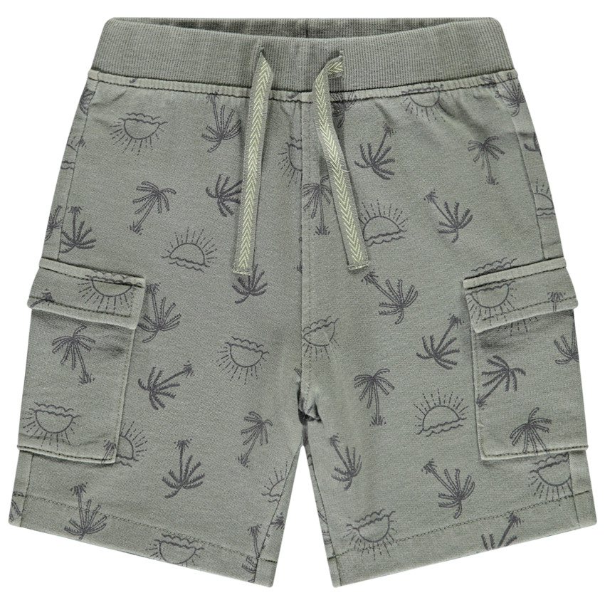 Bermudas estilo cargo impresas de palmera para bebé niño  Additional Bermudas estilo cargo impresas de palmera para bebé niño