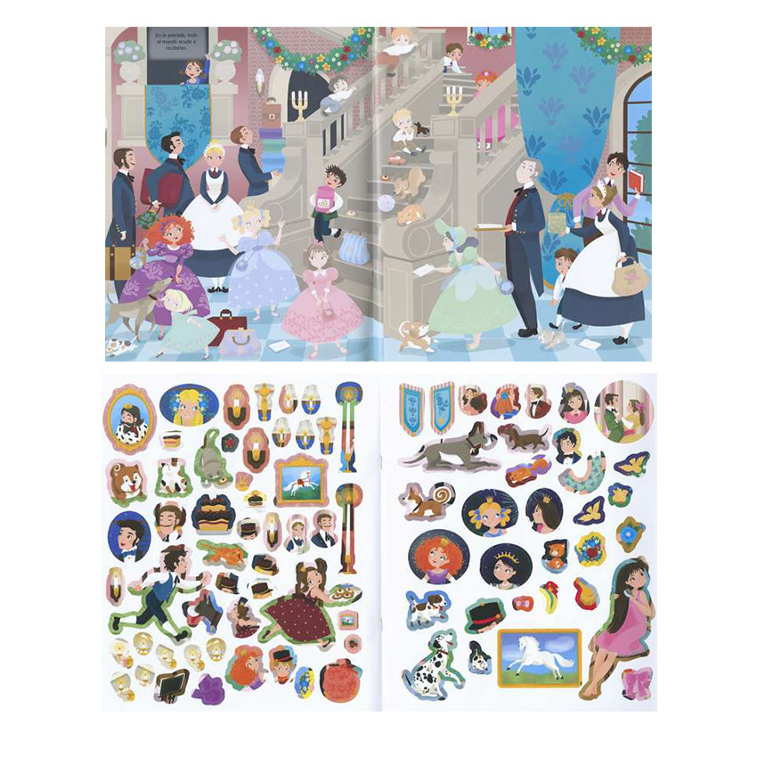Libro colección pegatinas para todos Princesas +5 años 