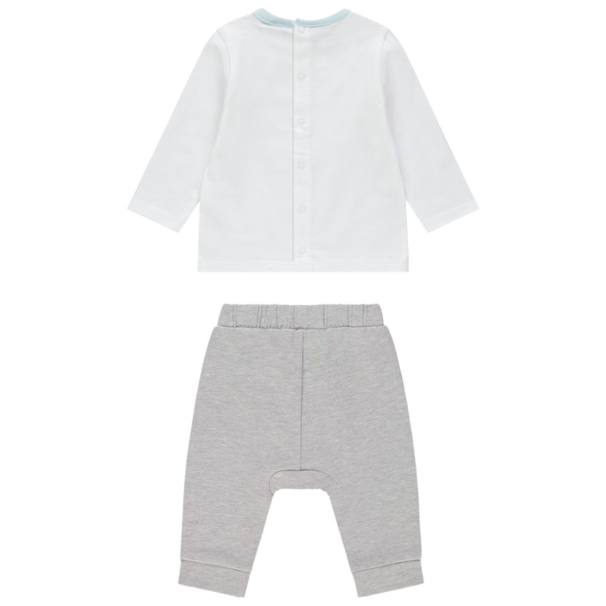 Conjunto pantalón y camiseta manga larga de algodón orgánico 