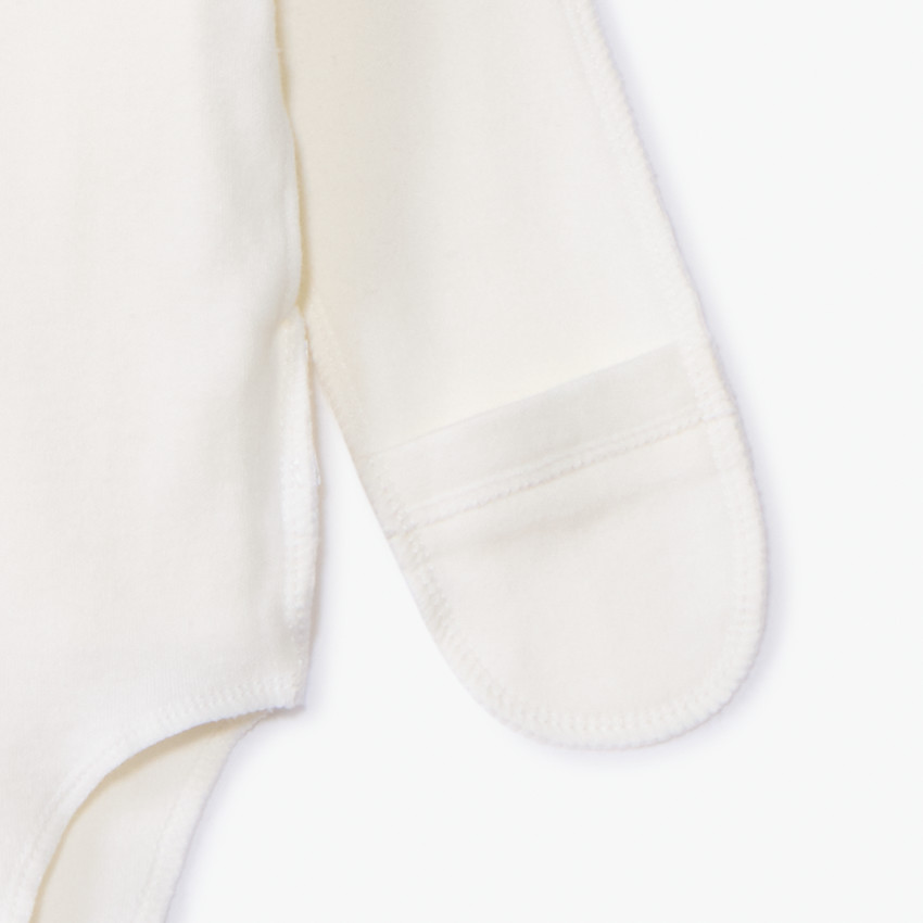 Lote de 2 bodies de manga larga con volantes para bebé prematuro 