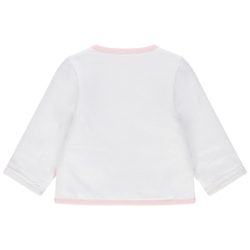 Chaqueta reversible de algodón ecológico con arcoíris y nubes estampadas  Additional Chaqueta reversible de algodón ecológico con arcoíris y nubes estampadas