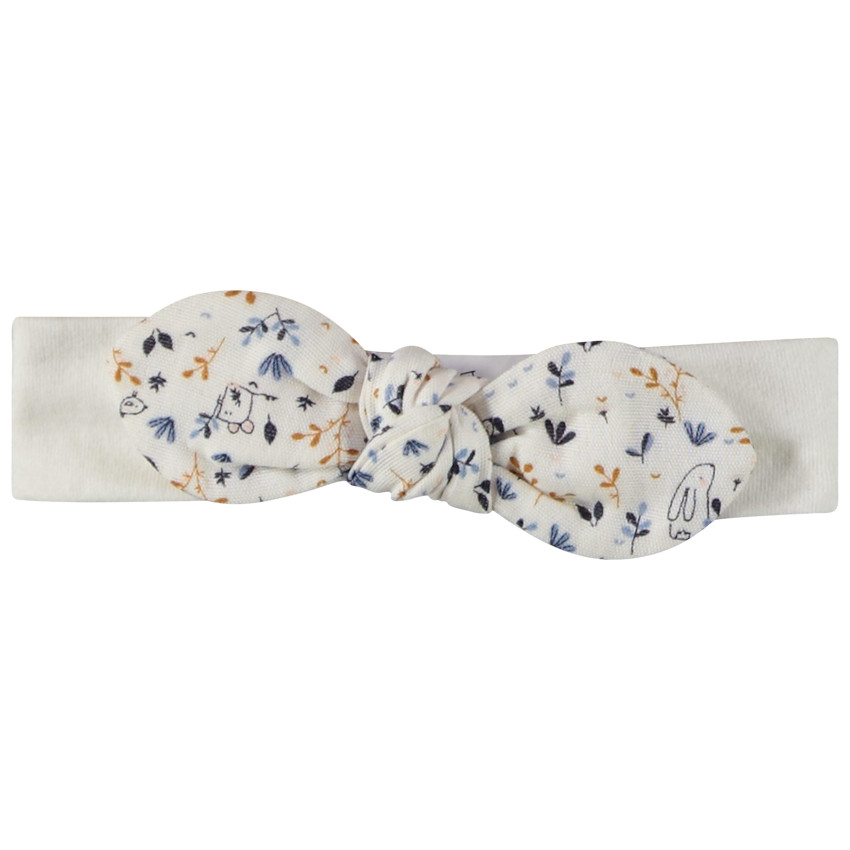 Bandeau effet noué imprimé nature pour bébé fille  Additional Bandeau effet noué imprimé nature pour bébé fille