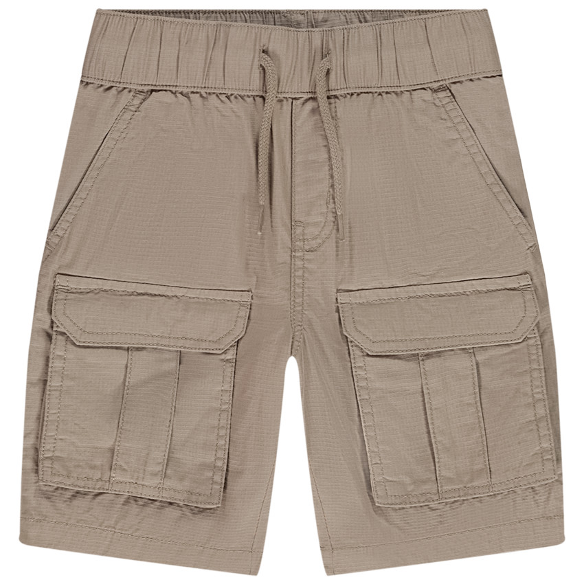 Bermudas en ripstop con bolsillos para niño 