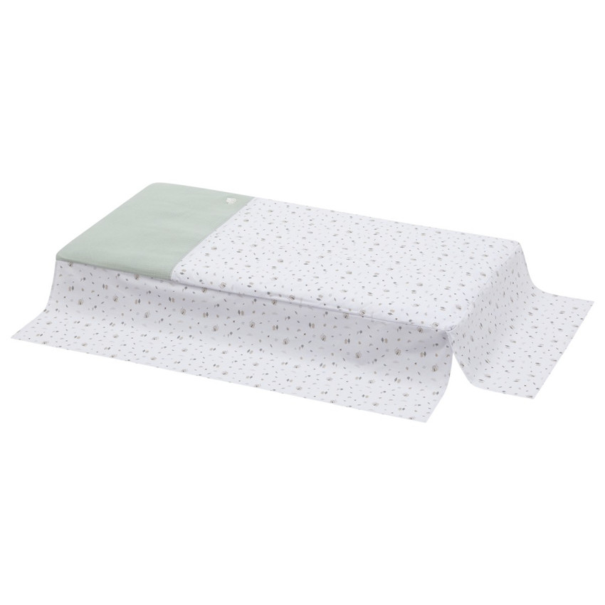 JGO 2 PCS.COLCHA I-V. CUNA 60 GREENY VERDE 60x120x3 CM 