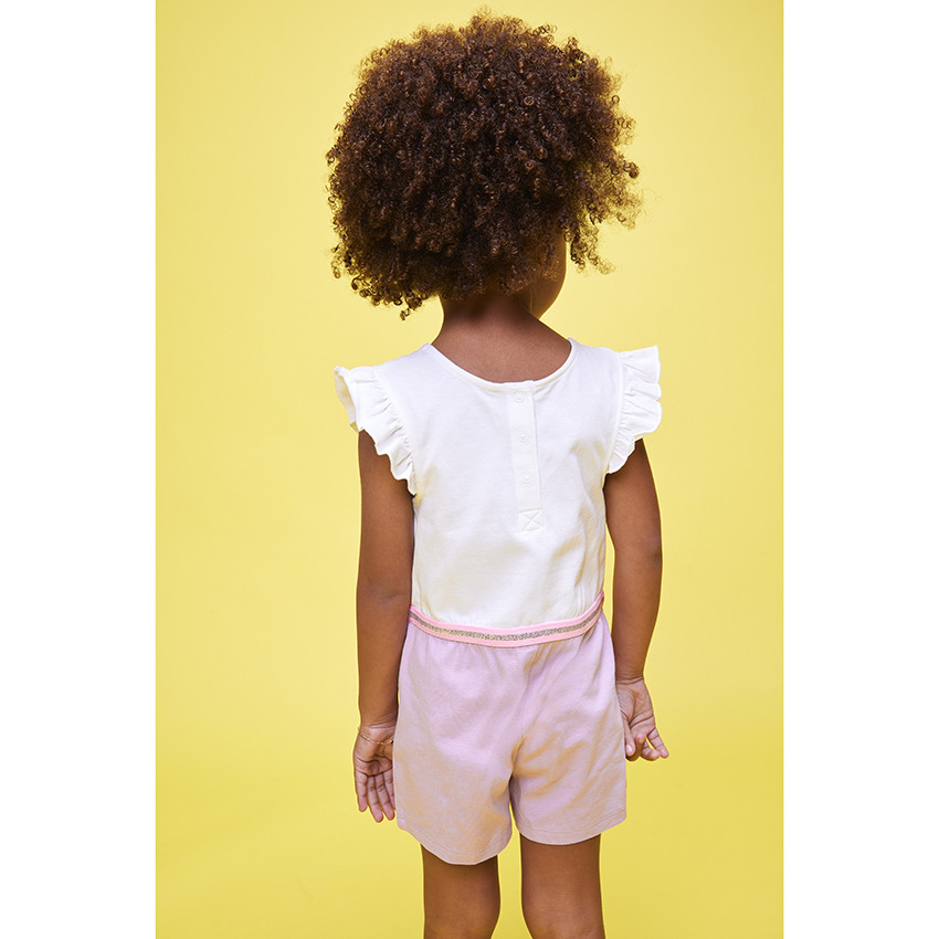 Mono corto efecto 2 en 1 Minnie Disney para bebé niña 