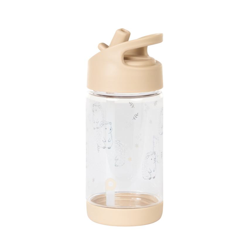 Botella de agua erizo con pajita retráctil - 400 ml 