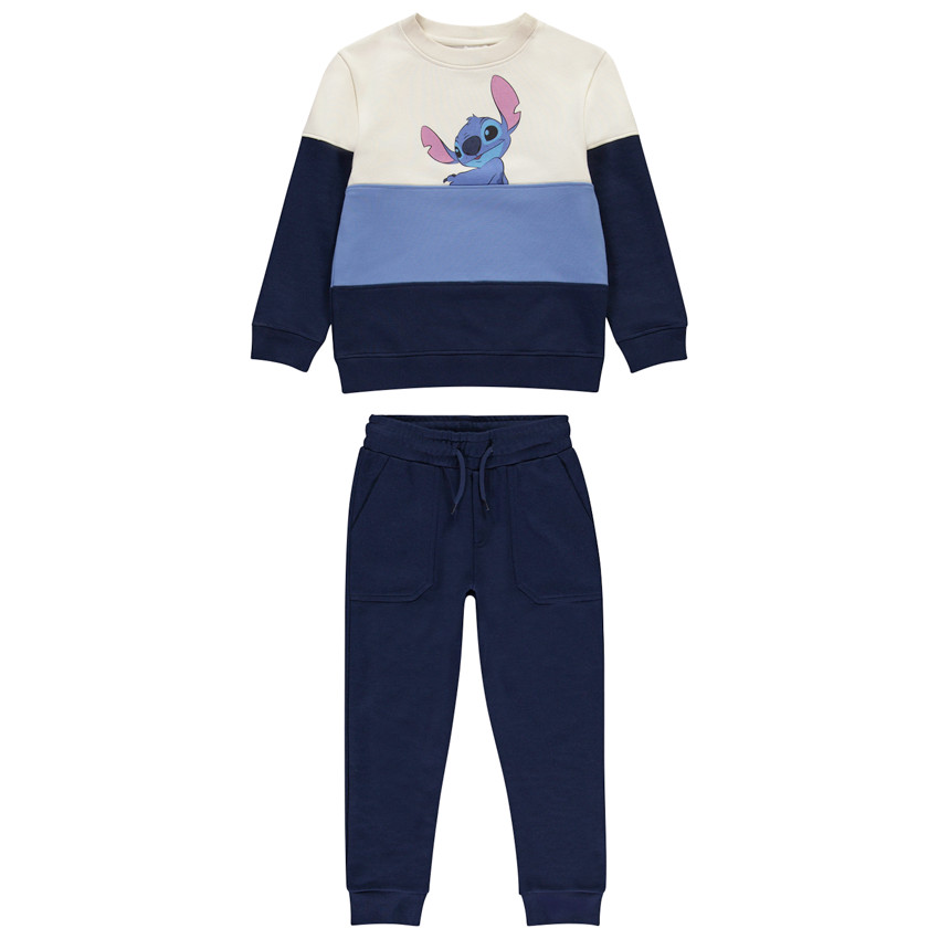 Conjunto de chándal + sudadera Stitch Disney para niño 